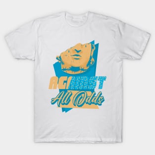 Against All Odds Aquatone Retro Sneaker T-Shirt